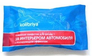 Салфетки Kolibriya влажные для интерьера 30шт