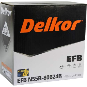 Аккумулятор Delkor EFB 80B24R 55Ач Start-stop