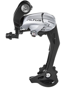 Переключатель задний Shimano Altus, M370, SGS, 9скор., ARDM370SGSS