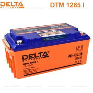 Аккумулятор для ИБП DELTA DTM ОПС 12V65 I 1265 350*167*173