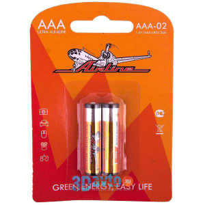 Батарейка ААА AIRLINE LR03 комплект 2шт