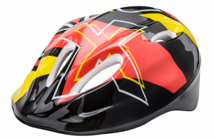 Шлем защитный MV-5-2 (out-mold) черно-красно-желтый М