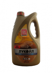 Моторное масло Лукойл-Люкс SAE 5W40 API SL/CF полусинт., 4L новая канистра