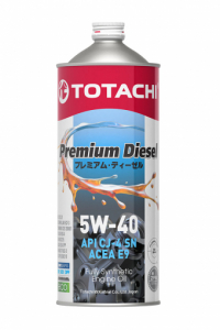 Моторное масло TOTACHI Premium Diesel FullySynthetic CJ-4/SM 5w40 1л