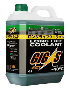 Антифриз GIGAS LONG LIFE COOLANT -40 GREEN, зеленый, 4л
