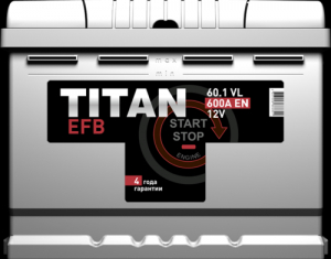Аккумулятор TITAN EFB 6ст-60 пп