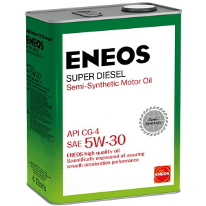Моторное масло ENEOS Super Diesel Semi-Synthetiс API CG-4 SAE 5W-30 4л