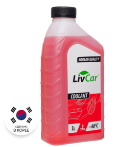 Антифриз Livcar Coolant -40 красный 1 л (всесезонный)