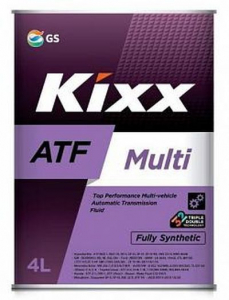 Масло трансмиссионное KIXX ATF MULTI 4L (мет.канистра)