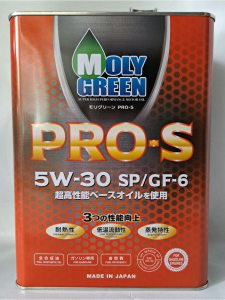 Моторное масло MolyGreen Pro S SP 5w30 4л