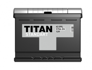 Аккумулятор TITAN STANDART 6СТ-62 пп