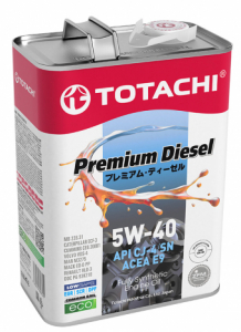 Моторное масло TOTACHI Premium Diesel FullySynthetic CJ-4/SM 5w40 4л