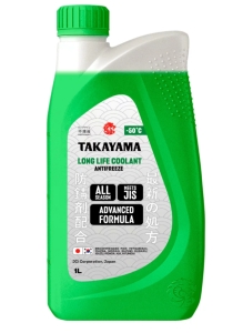 Антифриз TAKAYAMA GREEN Long Life Coolant -50С 1 л
