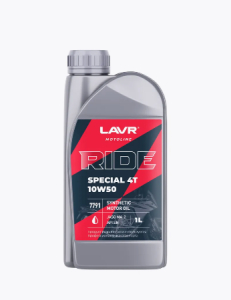 Моторное масло Lavr Moto Ride Special 4T 10W-50 SN 1л.