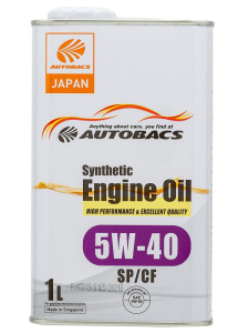 Моторное масло Autobacs Engine Oil Synthetic 5W-40 SP/CF 1 л