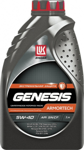 Моторное масло Лукойл Genesis Armortech 5W40 CN 1L