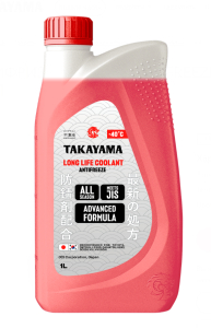 Антифриз TAKAYAMA RED Long Life Coolant -40С 1 л