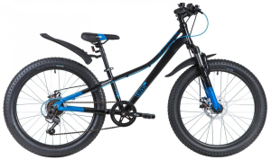Велосипед Novatrack 24" Dozer, алюм., 6 ск., 12" синий