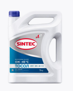 Тосол Sintec -45 синий 5 кг
