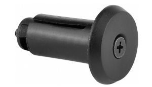 Заглушка ручек руля XH-B009 посадочный диаметр 16,0 мм полипропилен, чёрная