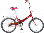 Велосипед Novatrack 20" FS-20, оранжевый, торм. ножн., алюм. обода 