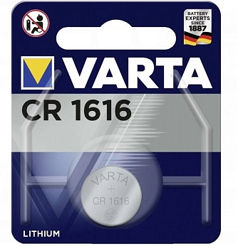 Батарейка Varta Electronics CR1616 BL1 Lithium 3V (6616)