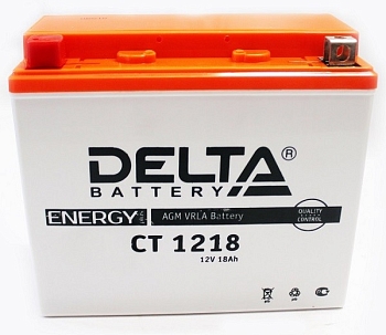 Аккумулятор DELTA MOTO AGM 12V20 1218 YTX20L-BS