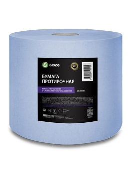 Бумага протирочная двуслойная GRASS 24х35 950 отрывов рулон