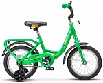 Велосипед Stels 14" Flyte Z011 чёрный/салатовый 9,5" 
