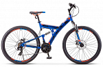 Велосипед Stels 27.5" Focus MD 21-sp V010 синий/неоновый красный 19" 