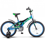 Велосипед Stels 18" Galaxy Pro V010 синий/зеленый