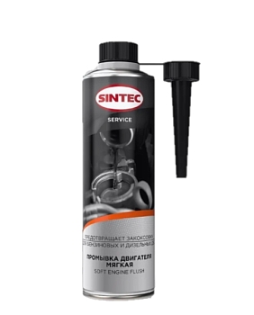 Средство промывочное Sintec, промывка двигателя мягкая Soft Engine Flush 335 мл