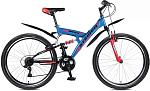 Велосипед STINGER 24" BANZAI 18-скор. 14" синий 