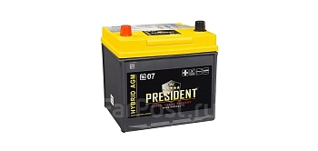 Аккумулятор President AGM 55B24R 50а/ч