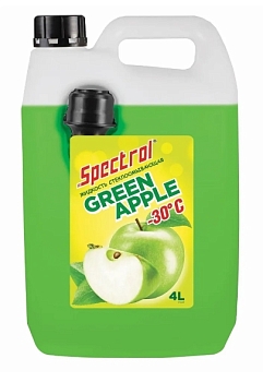 Жидкость стеклоомывающ. SPECTROL Green Apple -30 5 л