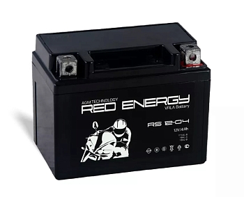 Аккумулятор MOTO RS Red Energy 12V4 1204