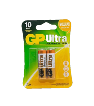 Батарейка AA GP LR06 Ultra алкалиновая комл. 2 шт. блист.