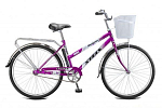 Велосипед Stels 26" Navigator Lady 200 Z010 фиолетовый 19" + металл. корзина 