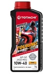 Масло моторное TOTACHI Touring Ester Moto 4T Fully Synthetic 10W-40 API SP, JASO MA2 1л